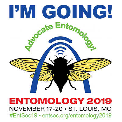 Entomology 2019 "I'm Going" web badge