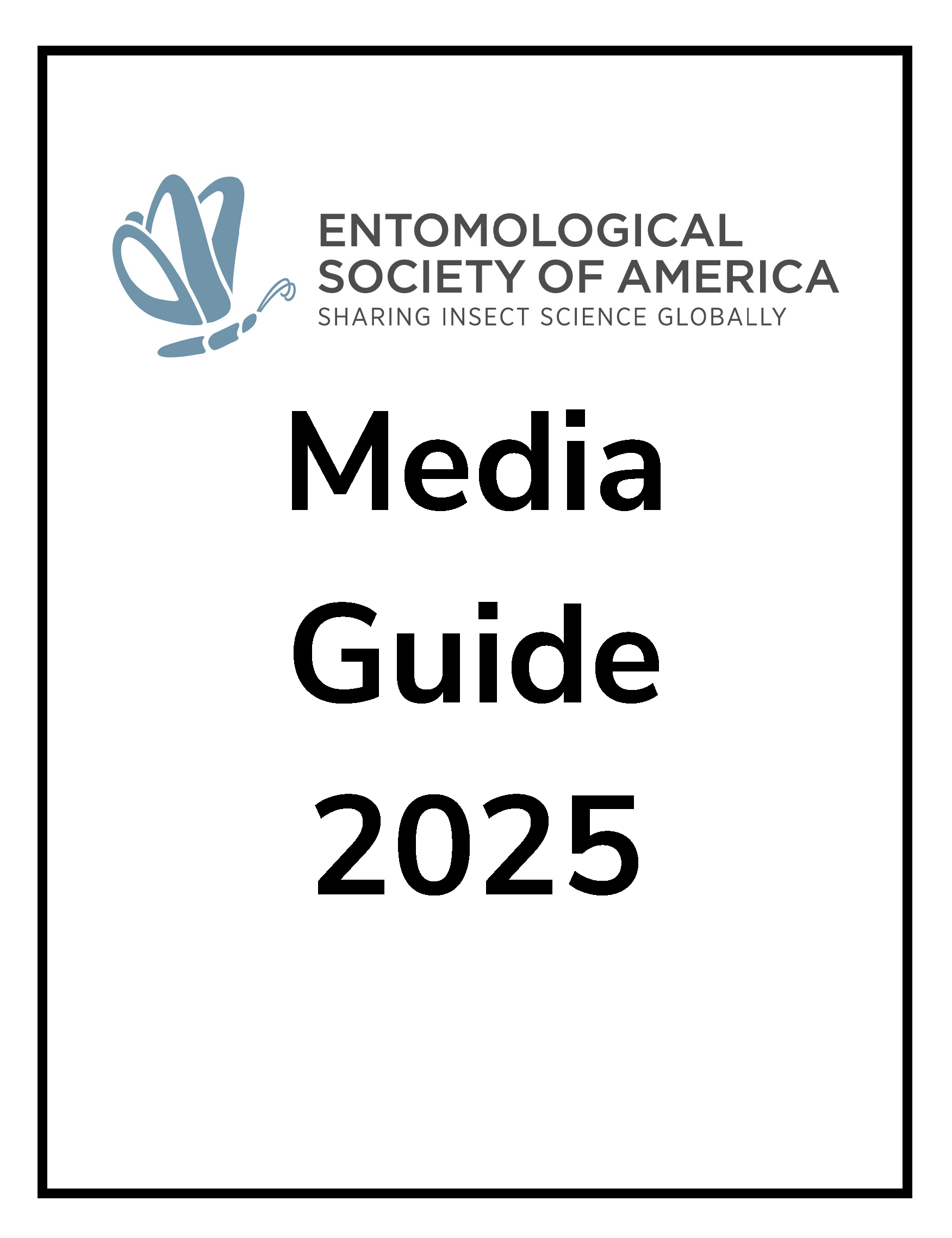 image of cover of Media guide, with ESA logo and "Media Guide 2024" in large black lettering, all with a thin black border