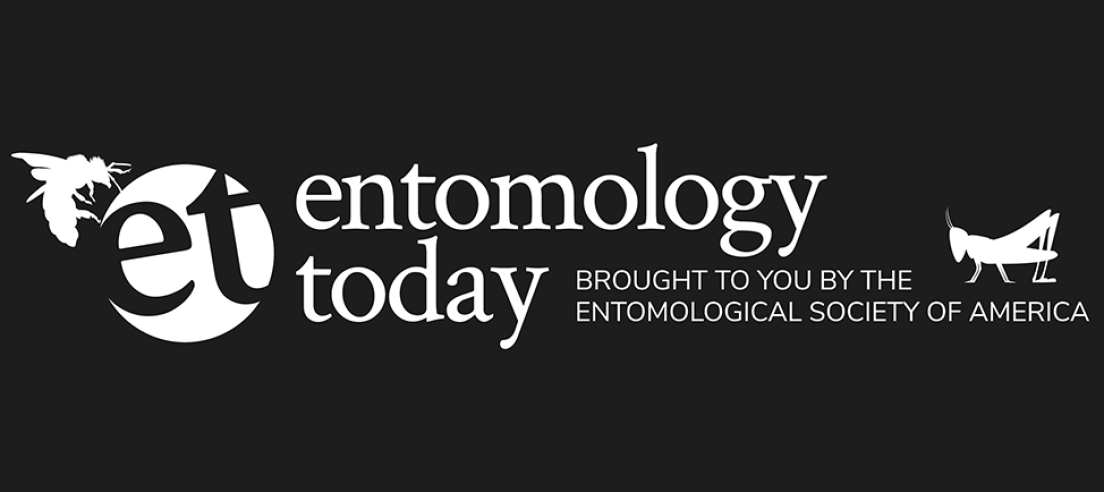 Entomology Today logo in white text on black background.